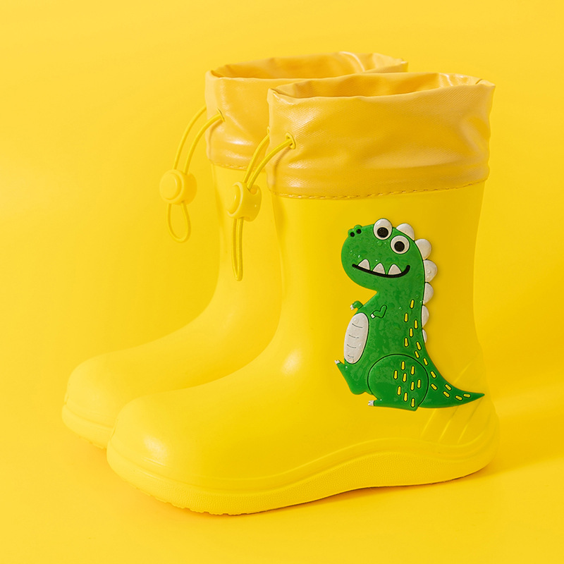 Dinosaur beam outdoor softsoled rain boots raincoat manufacturers