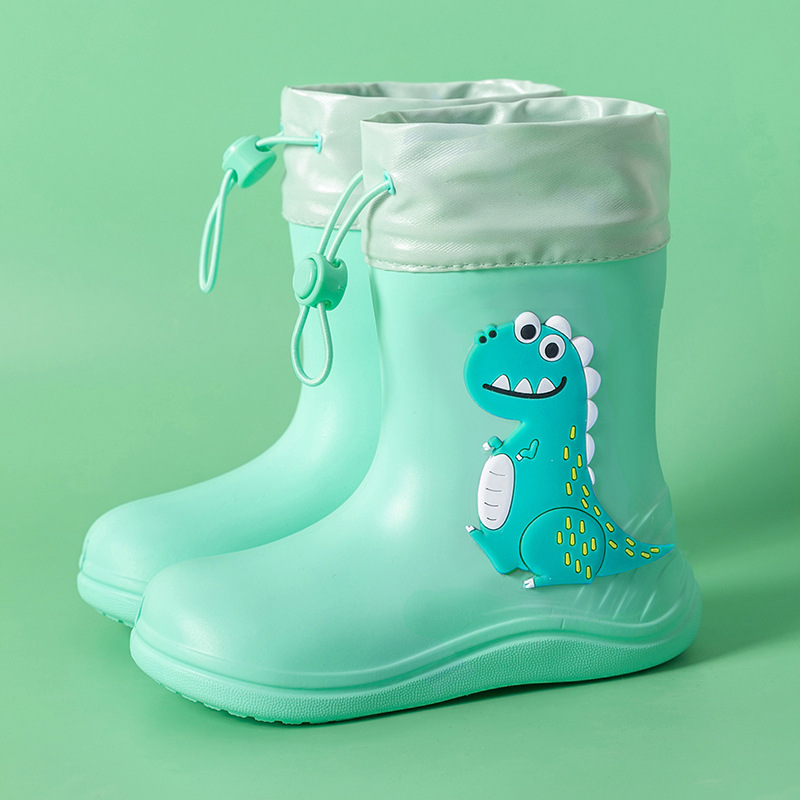 Dinosaur beam outdoor softsoled rain boots raincoat manufacturers