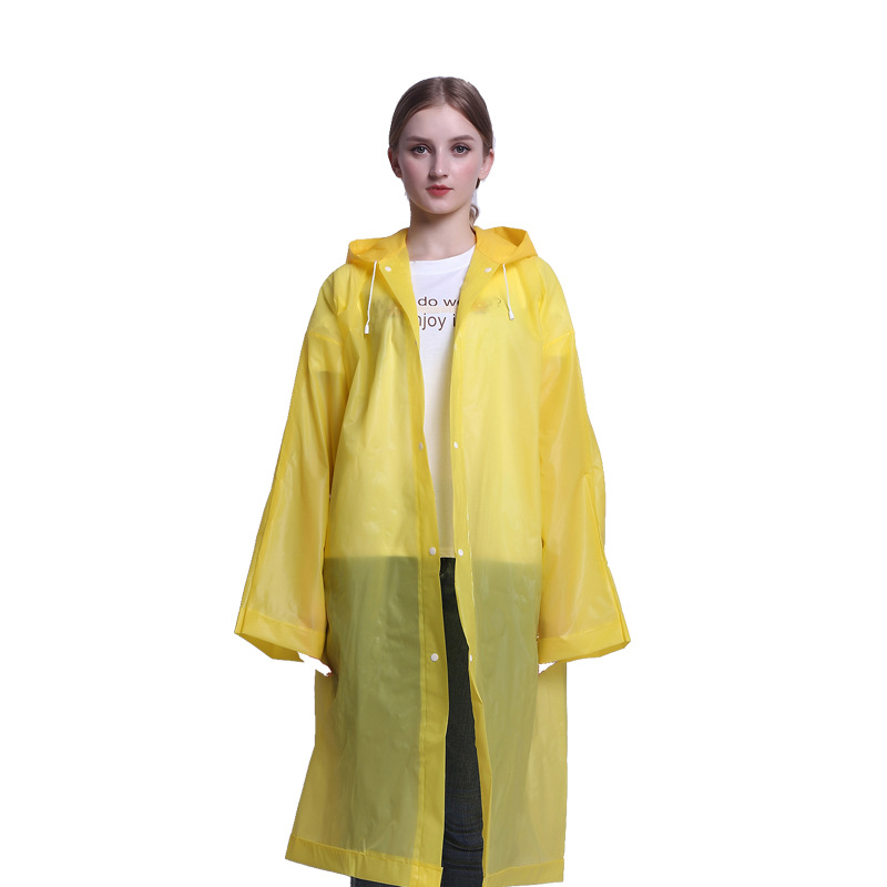 Travel protective raincoat button adult raincoat raincoat manufacturers