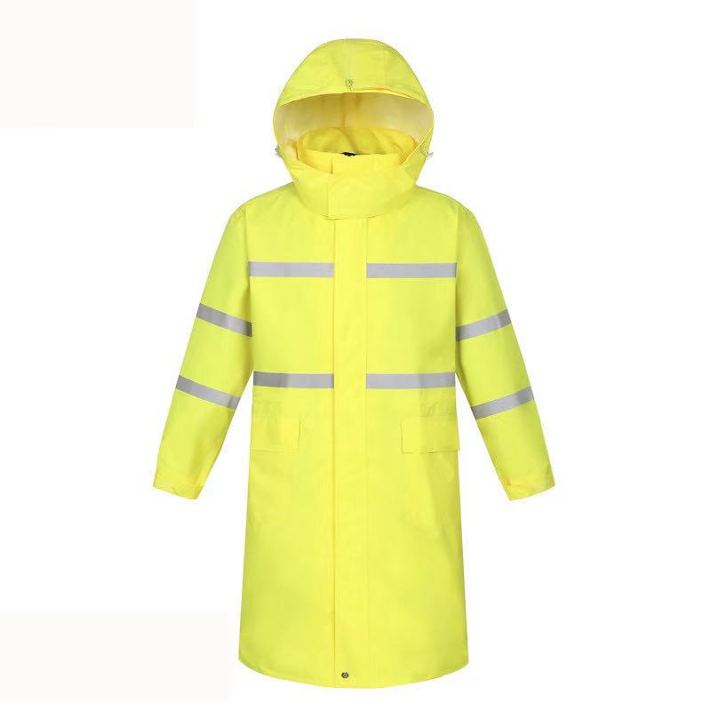 Rainproof workwear for adult security guards | raincoat manufacturers